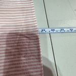 Club Monaco  Asmund Stripe Ruffle Tank Top Size S Blush Pink White Square Neck Photo 13