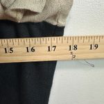 Cottagecore Renaissance Corset Midi Dress Puff Sleeve Linen Prairie Style Sz L Tan Photo 5