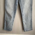 Brandy Melville J Galt Raw Hem Straight Jeans in Light Wash Photo 3