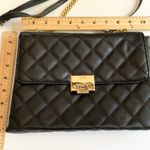 ALDO Black Quilted Faux Leather Chain Cross Body Bag Photo 10