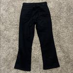 MOTHER The Tripper High Rise Not Guilty Black Mini Flare Jeans Size 28 Photo 10
