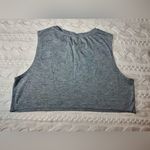 SheIn Gray Sleeveless Muscle Tee Crop Photo 3
