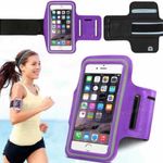 iPhone/Galaxy Sport Gym Exercise Armband Purple Photo 7