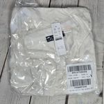 J.Crew  Ruffle button-up shirt‎ in crinkle chiffon in Ivory 6 NWT Photo 4