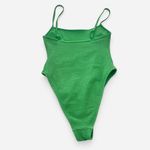 PacSun LA Hearts Scrunched Emerald High-Cut One-Piece Bikini (Size S) ๐ฟ Photo 3