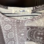 Free People EUC Clarity Multi Pattern Bandana Top Size Photo 5