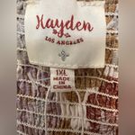 Hayden  Ruffled Shoulder Smocked Romantic Floral Top Photo 4