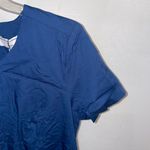 J.Crew NWT $130  Blue Drop Waist Poplin Knee Length Ballet Neck Dress XS Photo 5