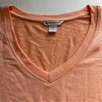 Athleta NWT  Sunrise V neck Sweatshirt Medium peachy orange color thumb holes Photo 7