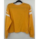 Disney WALT  WORLD MICKEY MOUSE YELLOW CROPPED SWEATSHIRT SIZE XL PRE-OWNED‎ Photo 1