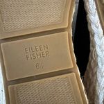 Eileen Fisher  Sandals Womens 6.5 Black Knit Tali Espadrilles Beach Lagenlook Photo 4