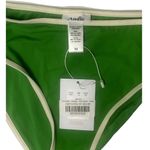 ANDIE NWT  The Bells 90's Medium Rise Bottom Swimsuit Bottom Piping M Green #3308 Photo 6