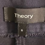 Theory Womens Pants Size 6 Blue USA Stretch Casual Zipper Leg Career Business Photo 12