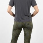 Nike  Dri-Fit Olive Geometric Print Leggings Women's Medium High Rise‎ Activewear Photo 1
