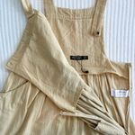 Nasty Gal Yellow Wide Leg Overalls Photo 4