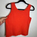 Adrienne Vittadini Studio Orange Sequin Embellished Top Women's Size L Vintage Size L Photo 2