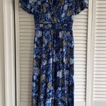 Jessica Simpson Short Sleeve Faux Wrap Maxi Dress Photo 0