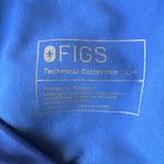 FIGS Technical Collection Women's Blue Scrub Pants Drawstring Relaxed Fit Photo 8