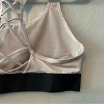 Victoria's Secret Victoria sport light gray and black open back sports bra size large Photo 10