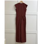 FIGS  Layton Crewneck Wide Leg ScrubJumpsuit in Walnut, Size Small Photo 10