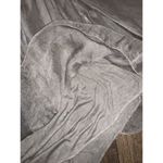 Bella France Silk Floral Anthropologie Top Italy casual fall blouse embroidered Gray Size M Photo 4