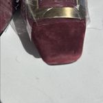 Chinese Laundry  Red and Gold Flats with Square Toe Photo 5