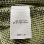 J Jill Dress M Cotton Waffle Knit Olive Green Lagenlook Lounge Relaxed‎ Pockets Size M Photo 7