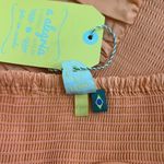 Farm Rio NWT  Gathered Drop Waist Maxi Dress Size S Orange Cotton Photo 9