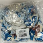 Old Navy Swimsuit Women Plus 4X White Blue Brown Floral One Shoulder One Piece Photo 4