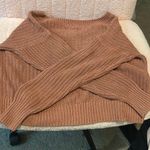 PINK - Victoria's Secret Pink orangish brownish cropped sweater  Photo 2