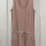 WOMENS PALE PINK SHORTS ROMPER DAILY RITUAL SLEEVELESS TIE WAIST POCKETS MEDIUM Photo 1
