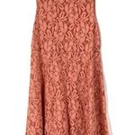 Free People | Miles Of Lace Coral A-Line Skater Dress OUTER ONLY Photo 0