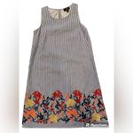 MSK embroidered tank style dress. Size: M. Blue Size M Photo 6