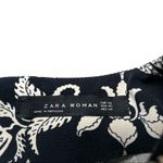 ZARA  Black & White Floral Print Mini Dress Photo 2