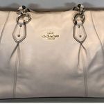 Coach Collette Cream Leather Satchel #58410E READ Photo 1