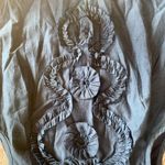 J.Crew  Blue Tank Top Shirt Blouse Business Casual Cotton Silk Size 4 Small Photo 2