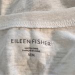 Eileen Fisher  organic linen ivory sleeveless Top size M Photo 3