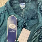 Diane Gilman  Vintage Button Up Denim Top 1X NWT Photo 1