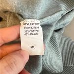 Dreamers  Lightweight VNeck Tunic Sweater Green Size M/L Photo 6