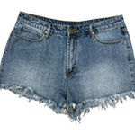 Articles of Society  Blue Cutoff High Waist Denim Shorts Size 31 Photo 0