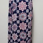 kim rogers Blue Indian Paisley gauze midi skirt size small Photo 2