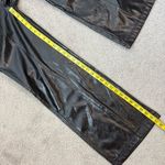 Free People Free People Star Crossed Lovers Faux Leather Straight Leg Pants Black 0 Photo 10