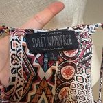 Sweet Wanderer  Multicolor Geometric Blouse Photo 2