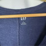 Gap  Navy Blue Easy Tee V-Neck Cotton Short Sleeve T-Shirt L Photo 4