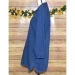 Old Navy  Blue Denim Chambray Pullover Short Mini Shirt Dress Size M Casual Photo 3