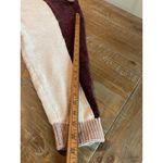 Daytrip Y2K Women’s Sweater‎ Tan Brown Orange Medium  V-Neck 90s Winter Fall Photo 6