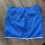 Adidas  Golf Rangewear Skort Blue white dots size medium Photo 5