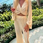 SheIn White Two-Piece Outfit Photo 1