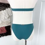Mara Hoffman  Samba Wraparound Bikini Top + Bottom Teal Sz XS Photo 4