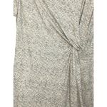 MNG Suit Gray Knit Dress Size Medium Y2K‎ Classic Twist Front with Lining Photo 1